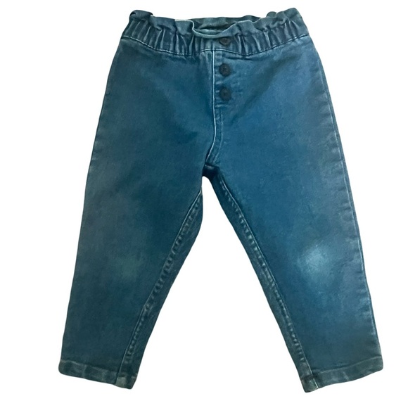 BCBG Girls Plaid Long Sleeve Top and Blue Jeans Set. Size:2T. Good Condition. - Picture 4 of 6